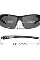 TIFOSI сонцезахисні окуляри - TRACK  - білі/чорний
