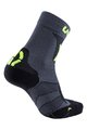 UYN класичні шкарпетки - MOUNTAIN MTB - чорний/сірий/жовтий