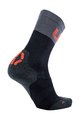 UYN класичні шкарпетки - LIGHT - šedá/červená/čierna