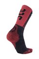 UYN класичні шкарпетки - SUPPORT - чорний/червоний