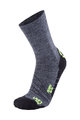 UYN класичні шкарпетки - MERINO - сірий/чорний/жовтий
