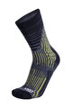UYN класичні шкарпетки - TREKKING WAVE - чорний/сірий/жовтий