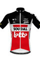 джерсі з коротким рукавом - LOTTO SOUDAL 2020 - білі/червоний/чорний