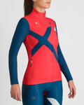 SPORTFUL зимова футболка з довгим рукавом - SQUADRA W - червоний/синій
