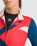 SPORTFUL зимова футболка з довгим рукавом - SQUADRA W - червоний/синій