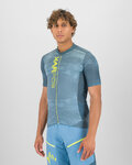 KARPOS джерсі з коротким рукавом - GREEN FIRE - жовтий/синій