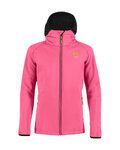 KARPOS вітрозахисна куртка - LAVAREDO KID WINTER - рожевий/чорний