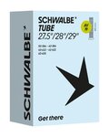 SCHWALBE велокамера - AV19 (40/62-584/635) 27.5/29x1.60–2.45 AV 40mm - чорний