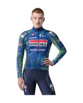 CASTELLI літній трикотаж з довгим рукавом - MID WEIGHT 2 LS TEAM SOUDAL QUICK-STEP 2026 - синій