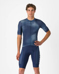 CASTELLI нагрудні шорти - COMPETIZIONE 2 KIT - синій