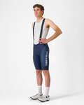CASTELLI нагрудні шорти - COMPETIZIONE 2 KIT - синій