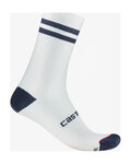 CASTELLI класичні шкарпетки - ORIGINALE 18 - білі/синій