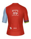 SANTINI джерсі з коротким рукавом - WORLD CHAMPIONSHIPS MONTRÉAL 2026 - червоний