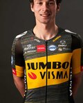 AGU джерсі з коротким рукавом - JUMBO-VISMA 2021 TDF - чорний/жовтий