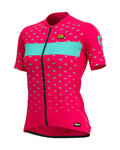 ALÉ джерсі з коротким рукавом - STARS LADY - рожевий/бірюза