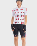 ALÉ джерсі з коротким рукавом і шорти - SMILE LADY - червоний/білі