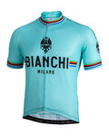 BIANCHI MILANO джерсі з коротким рукавом - NEW PRIDE - чорний/зелений