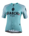 BIANCHI MILANO джерсі з коротким рукавом - ALTANA LADY - світло-блакитний