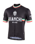 BIANCHI MILANO джерсі з коротким рукавом - ISALLE - чорний