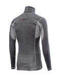 CASTELLI футболка з довгим рукавом - FLANDERS WARM NECK - сірий