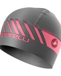 CASTELLI шапка - ARRIVO 3 THERMO - сірий/рожевий