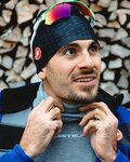 CASTELLI футболка з довгим рукавом - FLANDERS WARM NECK - сірий