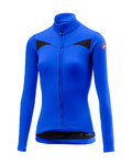 CASTELLI зимова футболка з довгим рукавом - SINERGIA LADY WINTER - синій