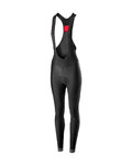 CASTELLI довгі штани з підтяжками - VELOCISSIMA LADY WNT - чорний