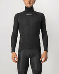 CASTELLI футболка з довгим рукавом - FLANDERS WARM NECK - чорний