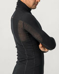CASTELLI футболка з довгим рукавом - FLANDERS WARM NECK - чорний