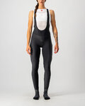 CASTELLI довгі штани з підтяжками - VELOCISSIMA LADY WNT - чорний