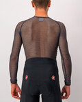 CASTELLI футболка з довгим рукавом - MIRACOLO WOOL - чорний