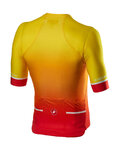 CASTELLI джерсі з коротким рукавом - AERO RACE 6.0 - червоний/жовтий