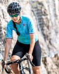 CASTELLI джерсі з коротким рукавом - CLIMBER'S 2.0 LADY - бірюза/синій