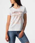 CASTELLI футболка з коротким рукавом - BELLAGIO TEE LADY - білі