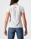 CASTELLI футболка з коротким рукавом - BELLAGIO TEE LADY - білі