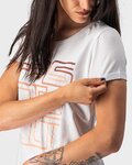 CASTELLI футболка з коротким рукавом - BELLAGIO TEE LADY - білі