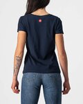 CASTELLI футболка з коротким рукавом - BELLAGIO TEE LADY - синій
