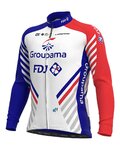 ALÉ зимова футболка з довгим рукавом - GROUPAMA FDJ 20 WNT - червоний/білі/синій