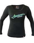 HAVEN літній трикотаж з довгим рукавом - AMAZON LADY LONG MTB - чорний/зелений