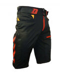 HAVEN шорти без нагрудника - SINGLETRAIL HMS - чорний/червоний