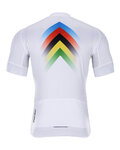 HOLOKOLO джерсі з коротким рукавом - HYPER - білі/веселка