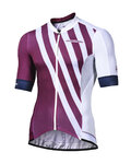 MONTON джерсі з коротким рукавом - SPLIT - фіолетовий/білі