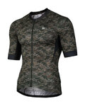 MONTON джерсі з коротким рукавом - CALOFLAGE - зелений/чорний