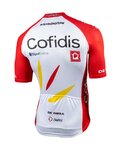 NALINI джерсі з коротким рукавом - COFIDIS 2020 - червоний/білі