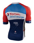 NALINI джерсі з коротким рукавом - DIRECT ENERGIE 2021 - червоний/синій/білі