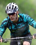 NALINI літній трикотаж з довгим рукавом - AIS HILL MTB - чорний/зелений