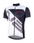 NALINI джерсі з коротким рукавом - AIS VITTORIA 2.0 - чорний/білі