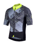 NALINI джерсі з коротким рукавом - AIS STELVIO 2.0 - чорний/жовтий