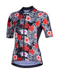 NALINI джерсі з коротким рукавом - AIS MODERNA 2.0 LADY - чорний/червоний